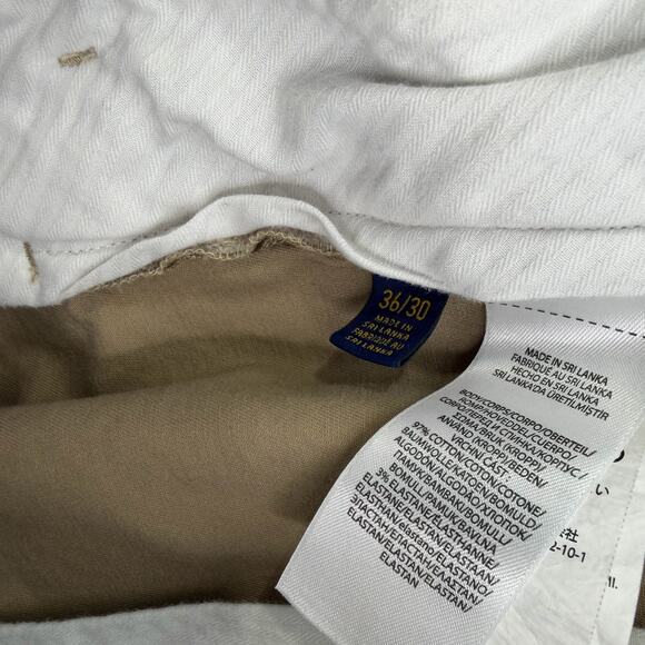 POLO RALPH LAUREN Khakis Chino Pants Men Sz 36x30 Tan Brown Dress Work Pants - Picture 13 of 16